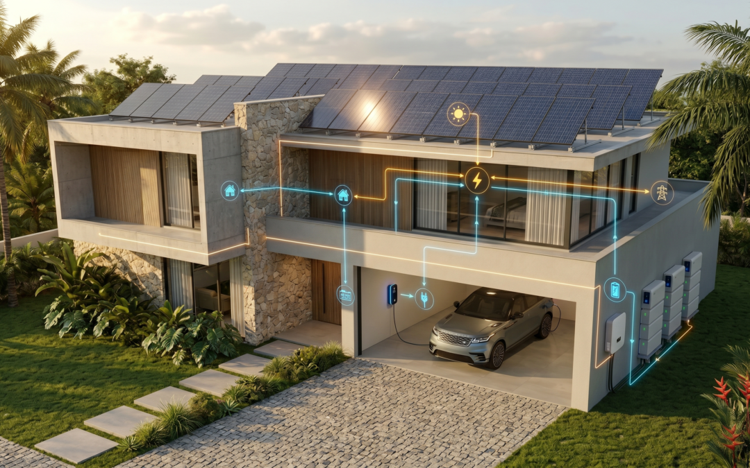 Sistema Solar com Bateria e Rede Elétrica: Como Funciona Essa Combinação