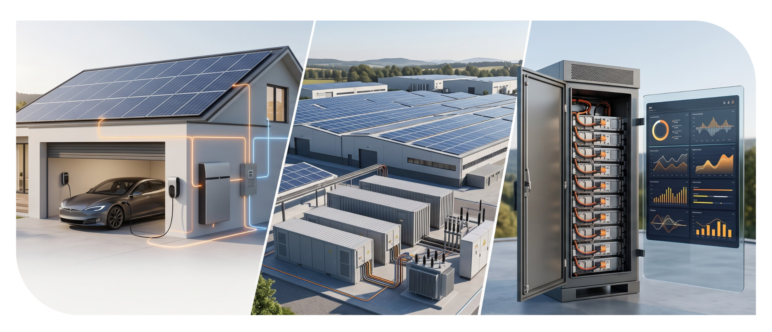 Solarprime Soluções energéticas Solarprime: residencial, comercial e armazenamento BESS